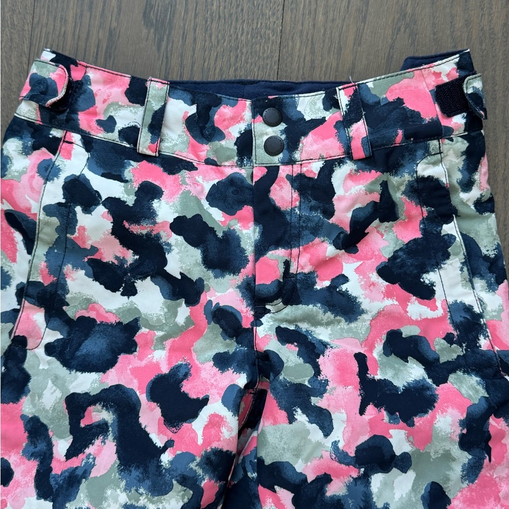 O'NEILL Kids Bottom SNOW PANT - YOUTH GIRLS. Camo Print ( Pink) EU 152. Age10-12 - Picture 2 of 11